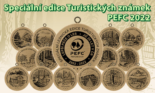 Speciálni edice Turistických známek PEFC 2022
